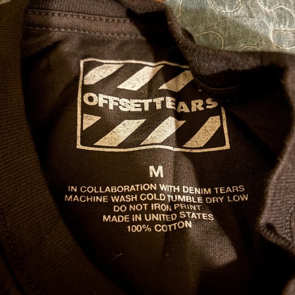 Denim Tears x Offset Set It Off #3 T-shirt Black - Picture 4 of 4